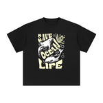 Save Ocean Life Graphic Tee-INNBLAC Fashion Apparel
