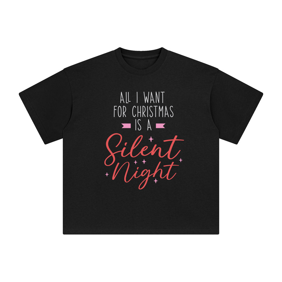 Silent Night Graphic Tee-INNBLAC Fashion Apparel