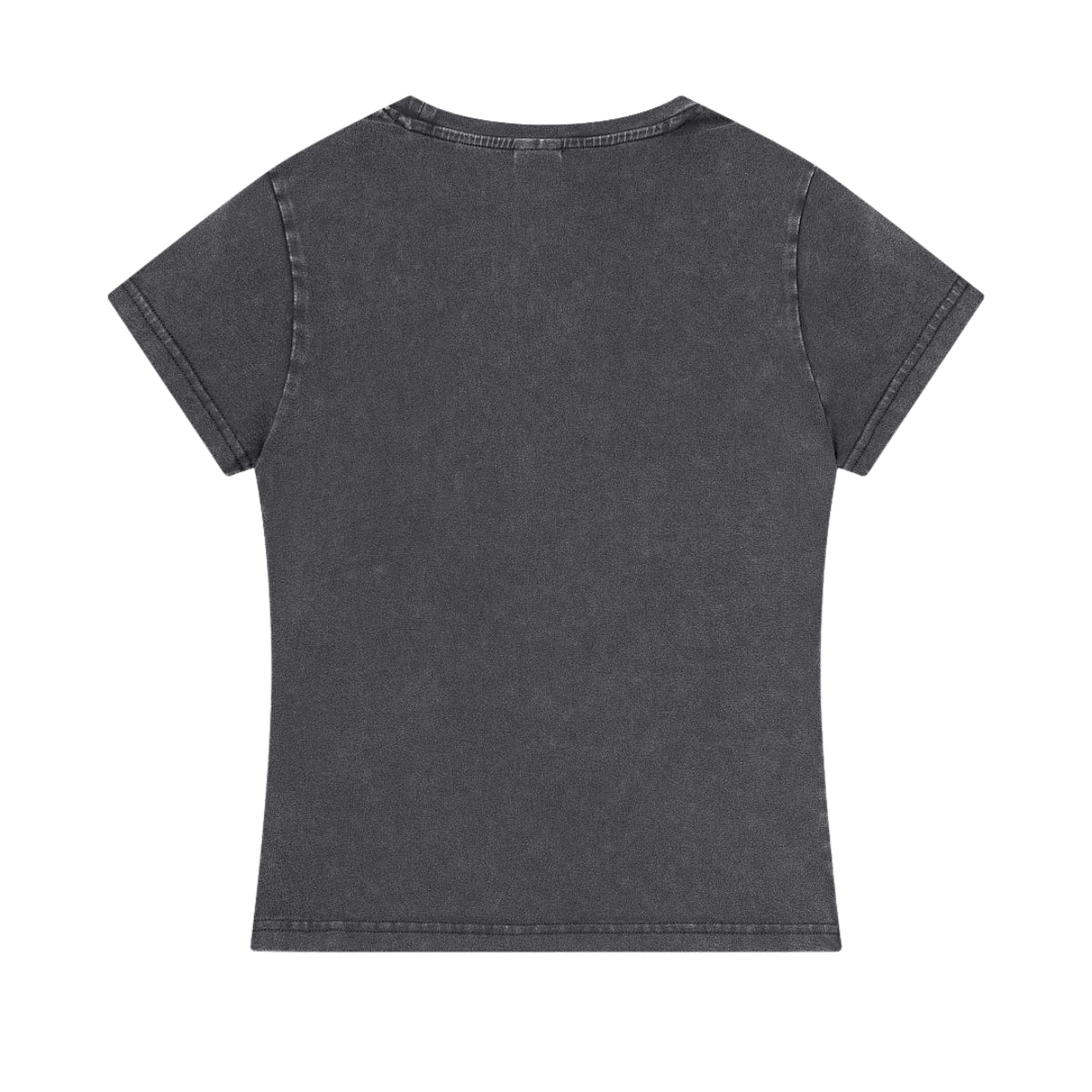 Snow Washed Peruvian Cotton Slim Fit Y2K Tee