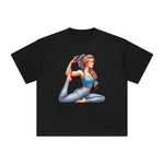 Yoga Mom Comic Graphic Tee-INNBLAC Fashion Apparel