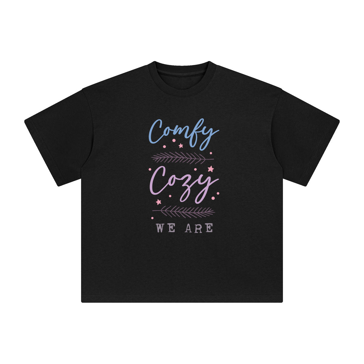 Comfy Cozy Weare Graphic Tee-INNBLAC Fashion Apparel