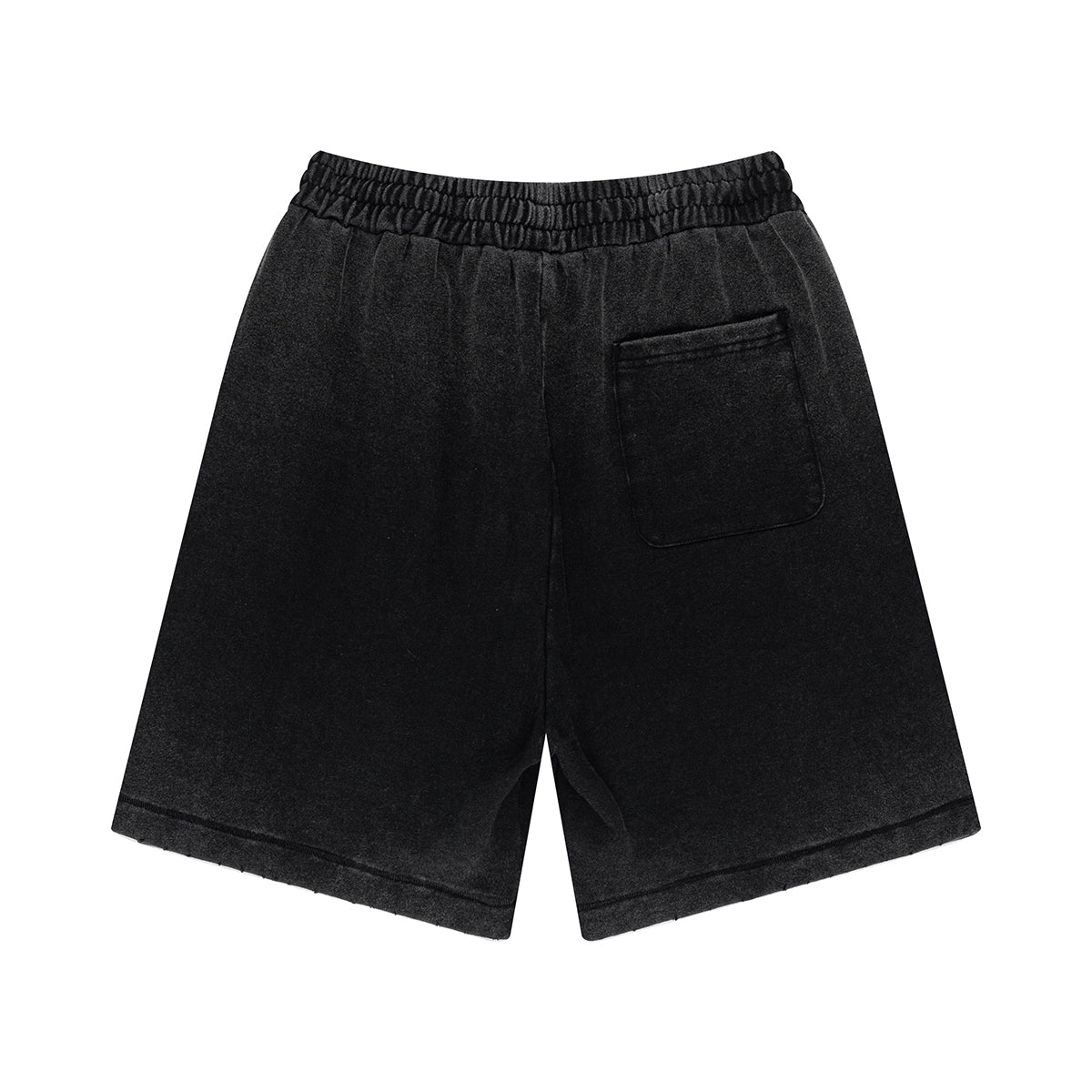 Pantalones cortos desgastados con lavado intenso