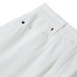Women's White Denim Mini Skirt