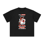 Crazy Cat Mom Graphic Tee-INNBLAC Fashion Apparel