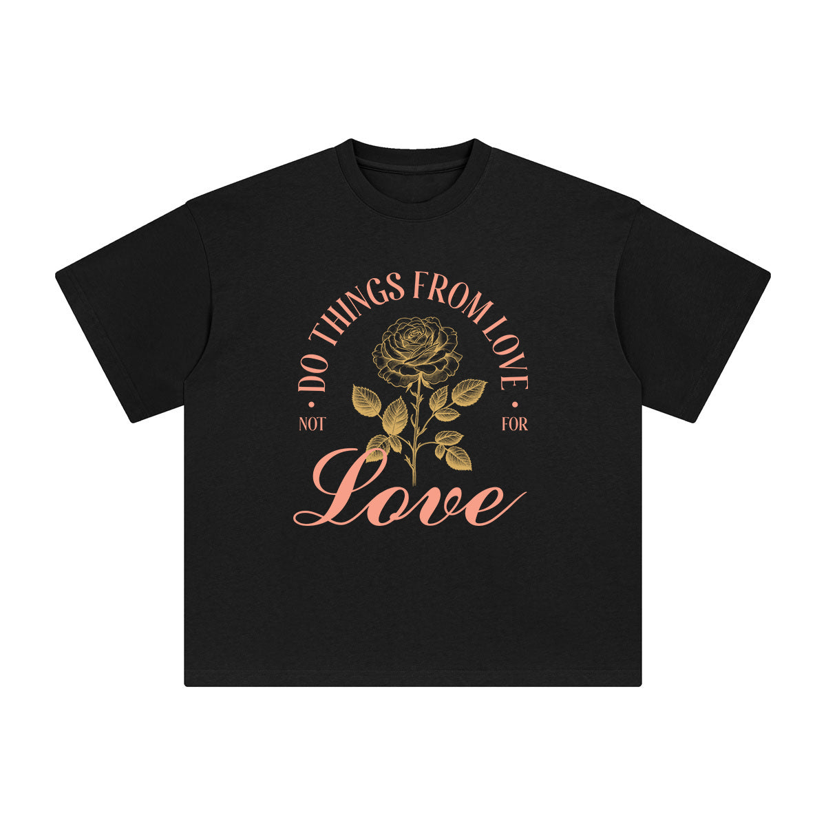 Love Rose Graphic Tee-INNBLAC Fashion Apparel