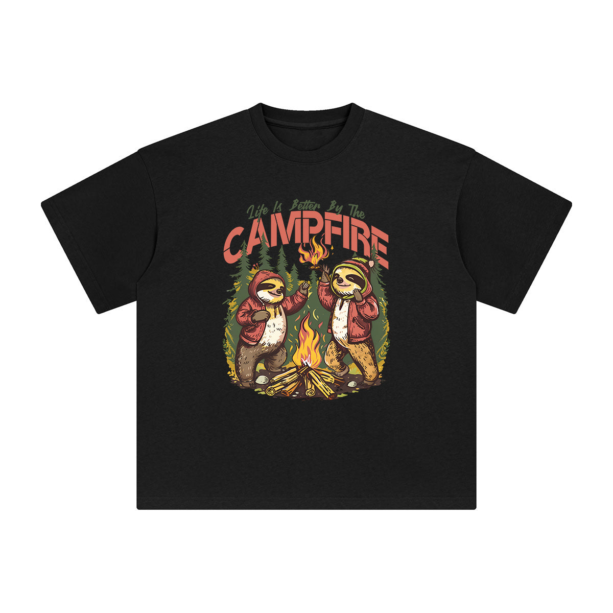 Life Is Better By The Campfire Graphic Tee-INNBLAC Fashion Apparel
