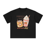 Pumpkin Spice & Everthing Nice Graphic Tee-INNBLAC Fashion Apparel