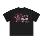 Faith Hope Cure Graphic Tee-INNBLAC Fashion Apparel