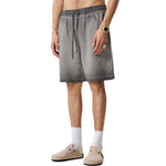 Pantalones cortos desgastados con lavado intenso