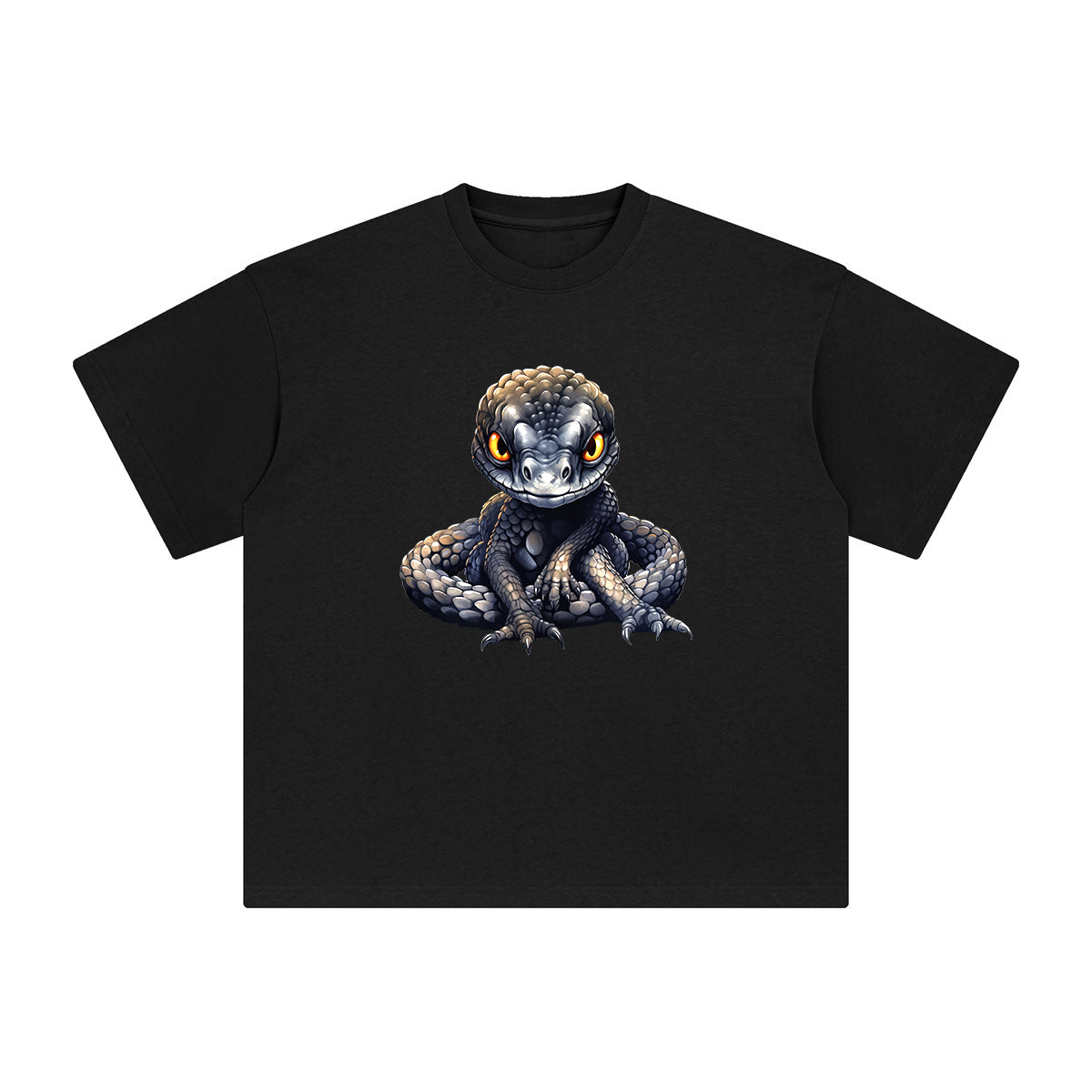 Goth Snake Graphic Tee-INNBLAC Fashion Apparel