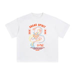 Chinese Characters Dragon Graphic Tee-INNBLAC Fashion Apparel