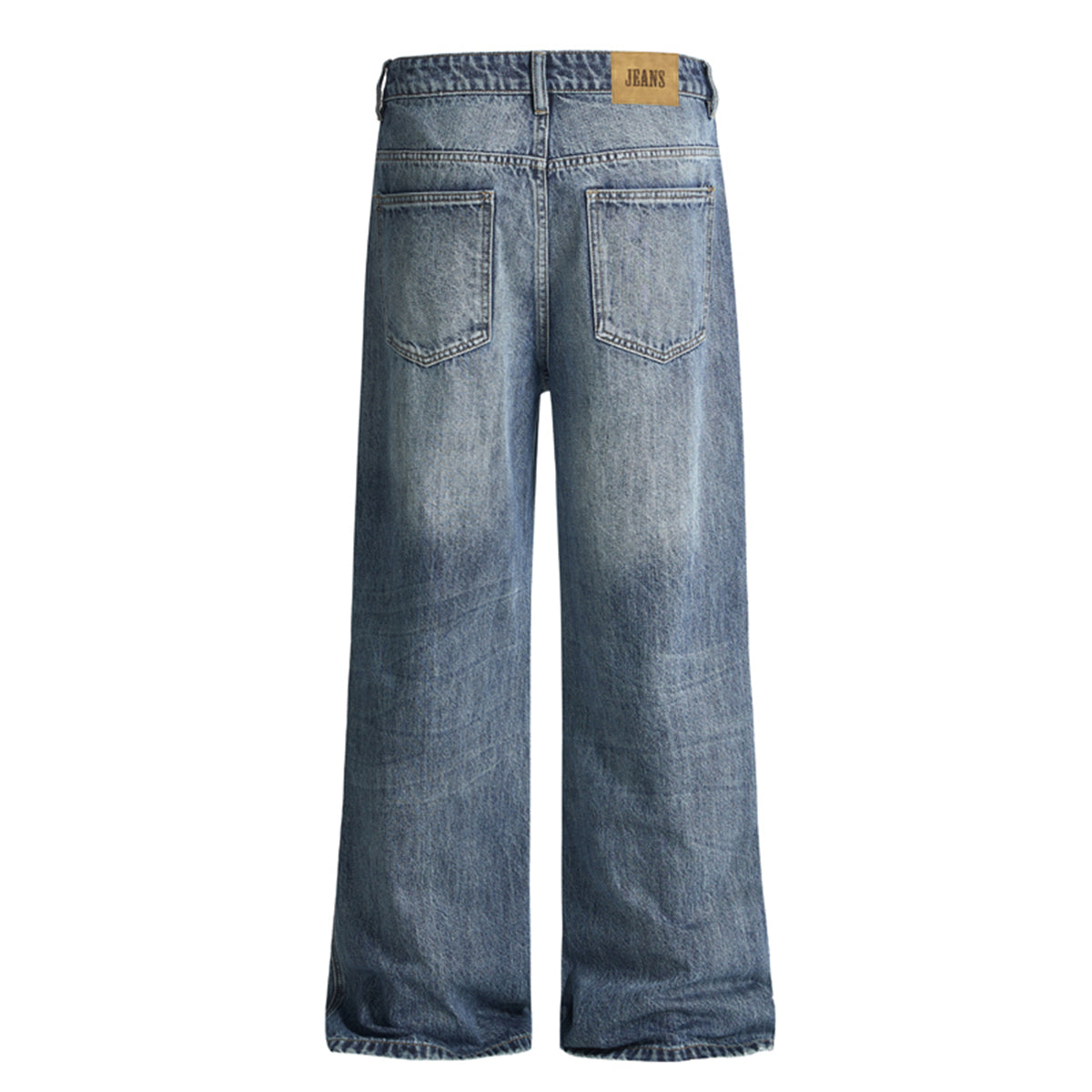 Vintage Washed High Waist Boyfriend Loose Jeans