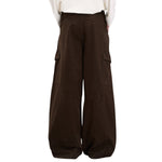 Vintage Baggy Paneled Straight-Leg Cargo Pants