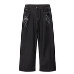 Vintage Black Straight Leg Jeans