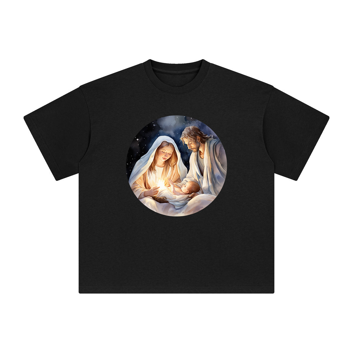 Birth Of Jesus Graphic Tee-INNBLAC Fashion Apparel