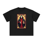 Dracula Tarot Card Graphic Tee-INNBLAC Fashion Apparel