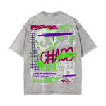 Washed Aesthetic Skull Graphic Tee-INNBLAC Fashion Apparel