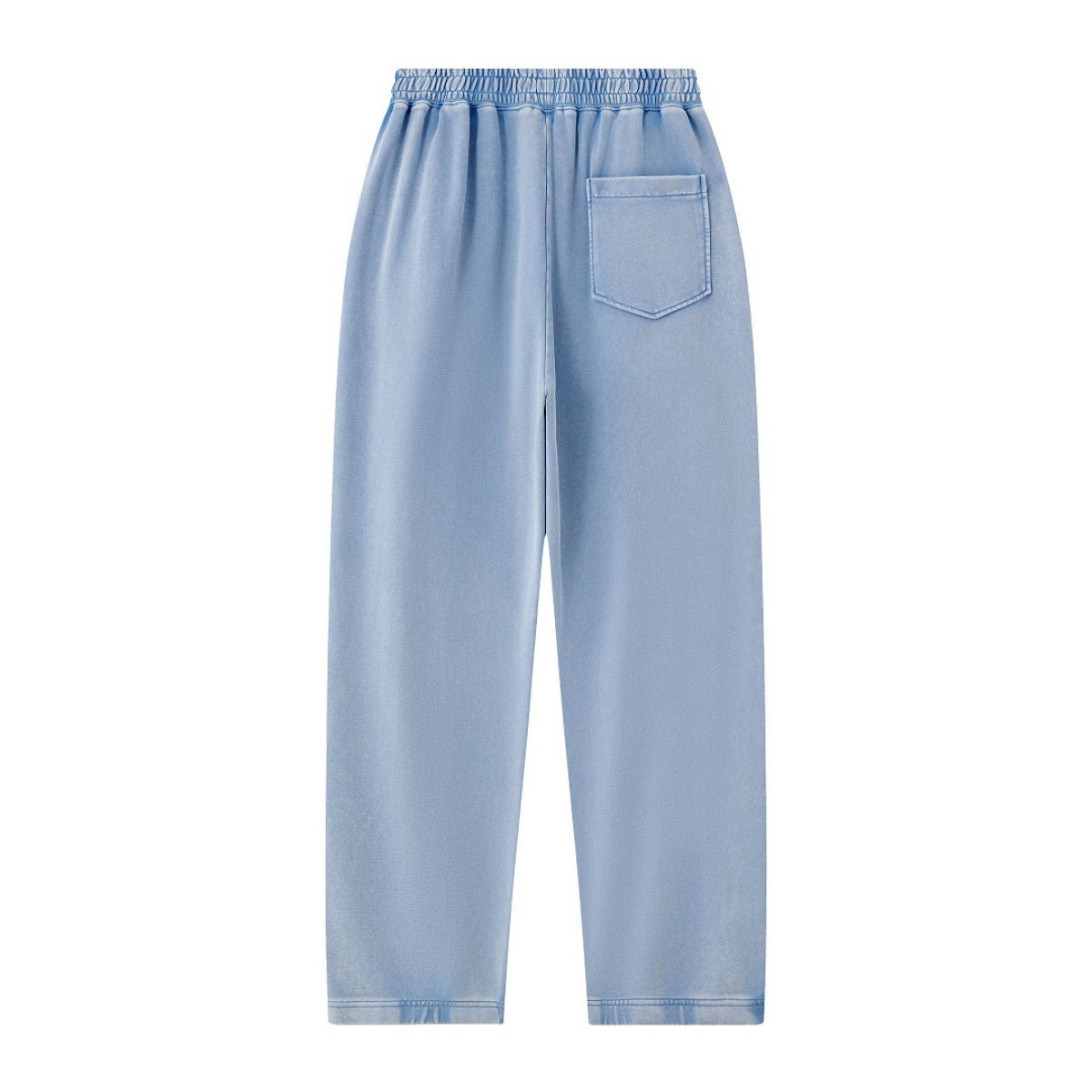 Loose Draped Wide‑Leg Washed Distressed Casual Pants