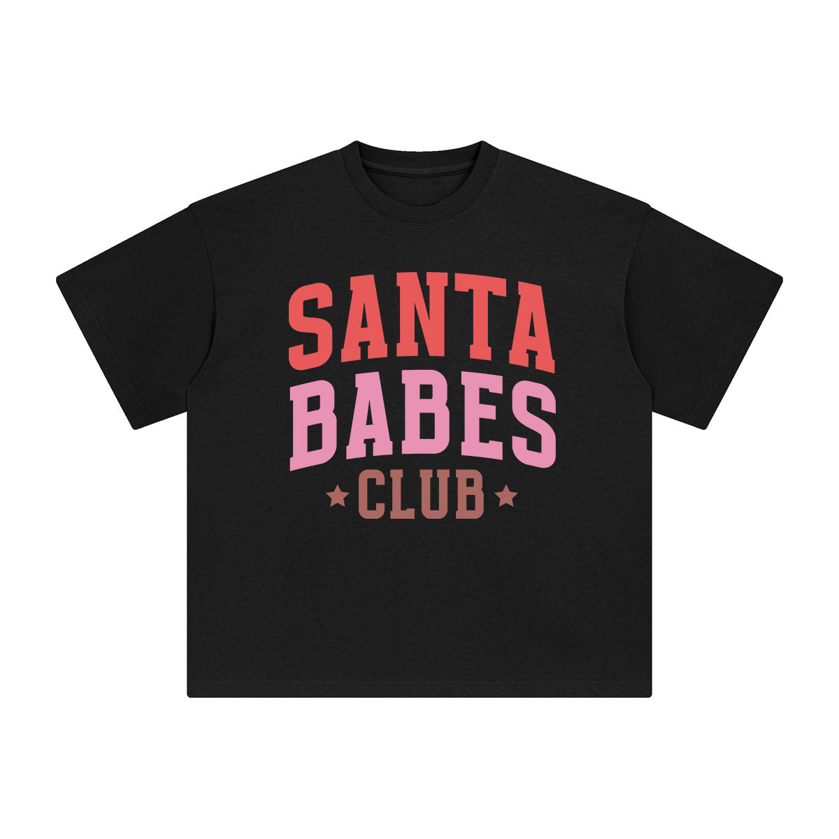 Santa Babes Club Graphic Tee-INNBLAC Fashion Apparel