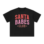 Santa Babes Club Graphic Tee-INNBLAC Fashion Apparel