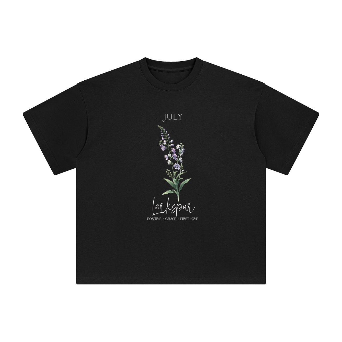 Larkspur Graphic Tee-INNBLAC Fashion Apparel