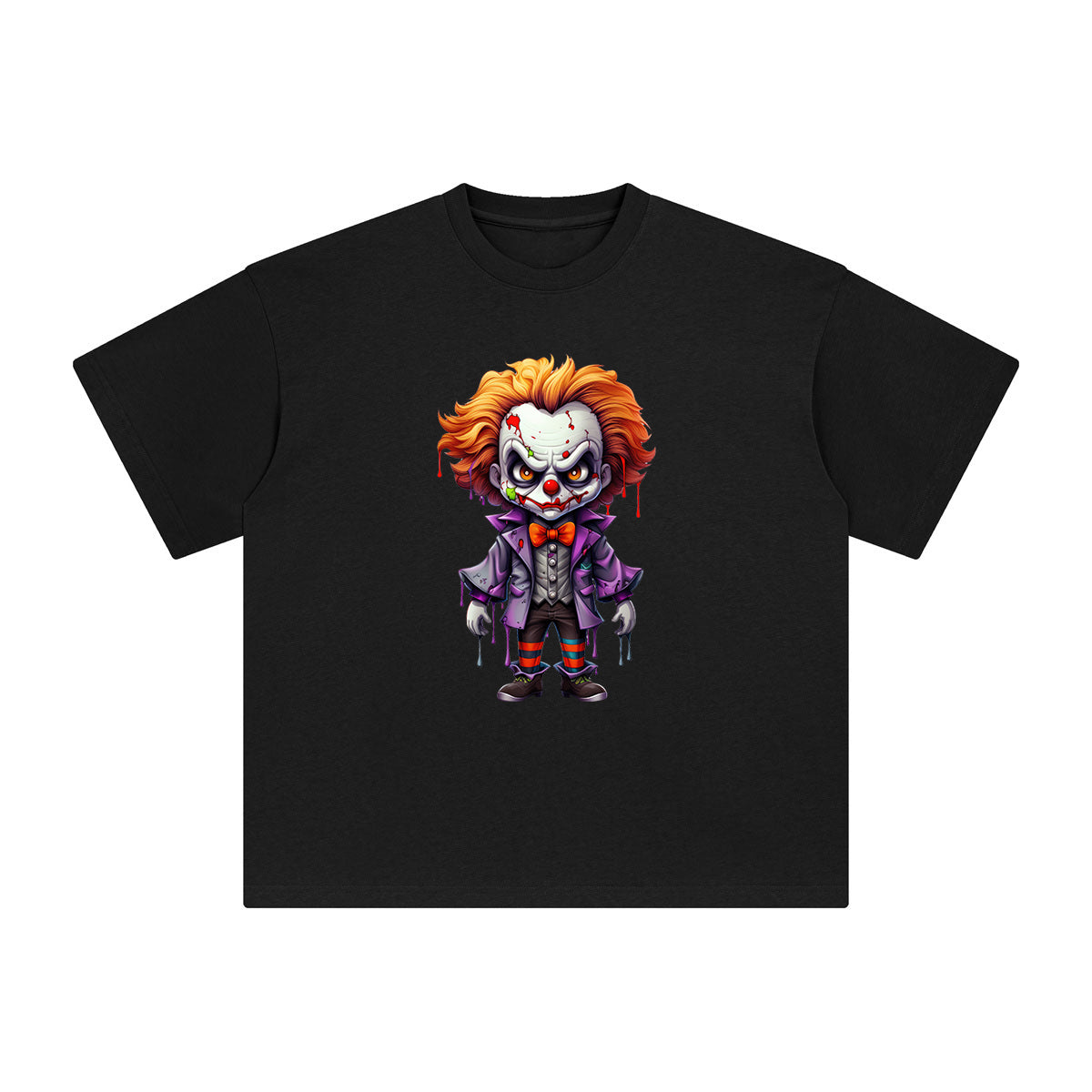 Halloween Clown Boy Graphic Tee-INNBLAC Fashion Apparel