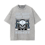Eat Sleep Drop Load Graphic Tee-INNBLAC Fashion Apparel