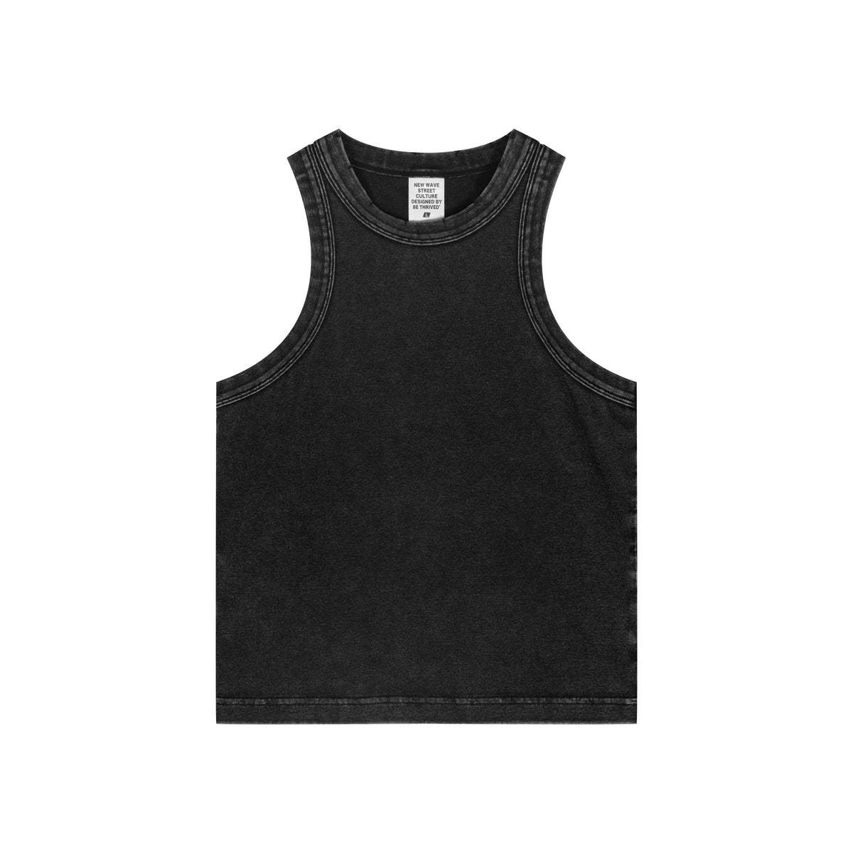 Retro Washed Crop Tank-INNBLAC Fashion Apparel