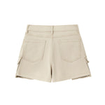 Women's Denim Cargo Mini Skort
