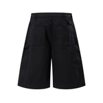 Rivet Detail Baggy Bermuda Cargo Streetwear Denim Pants Shorts