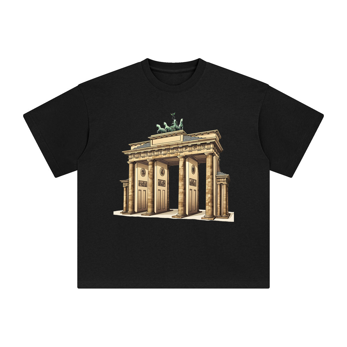 Brandenburg Gate Graphic Tee-INNBLAC Fashion Apparel