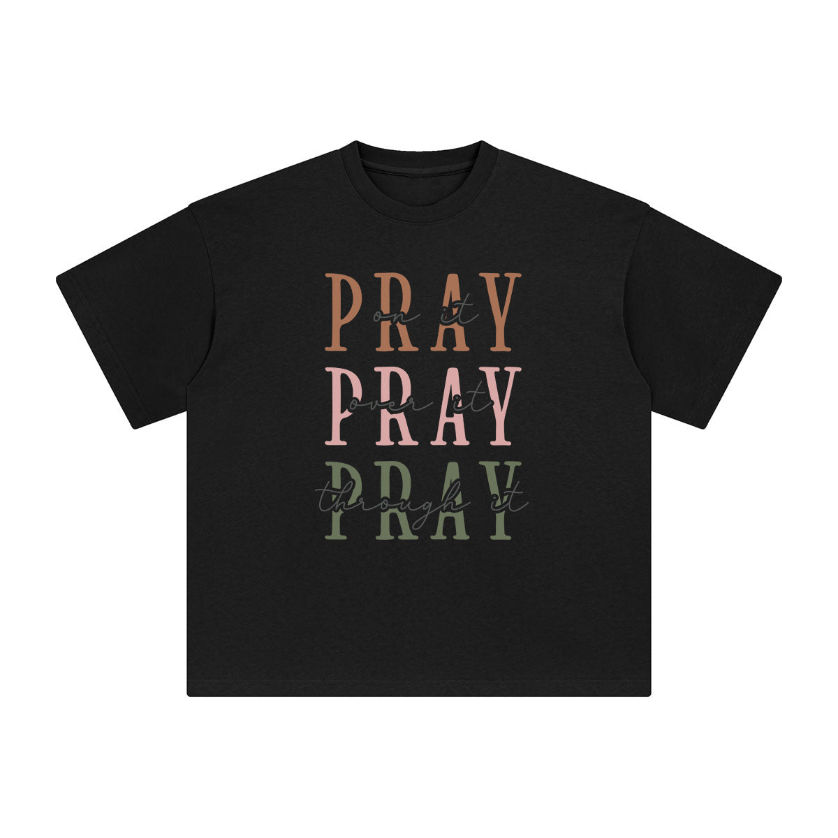 Pray Graphic Tee-INNBLAC Fashion Apparel