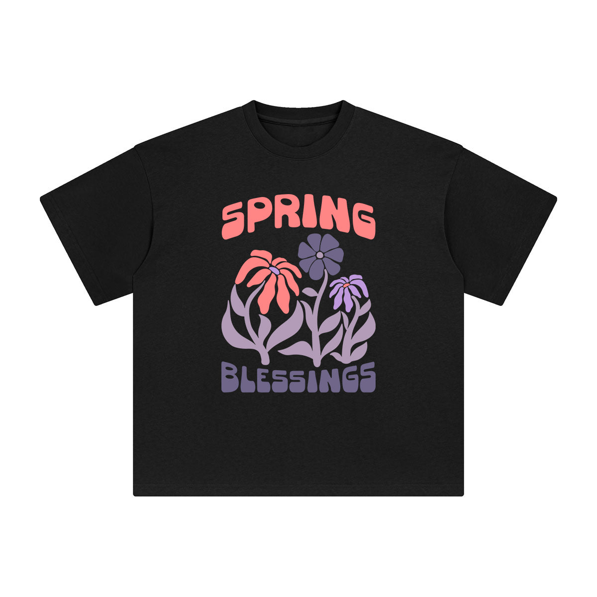 Spring Blessings Graphic Tee-INNBLAC Fashion Apparel