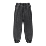 Washed Baggy Knit Denim Joggers