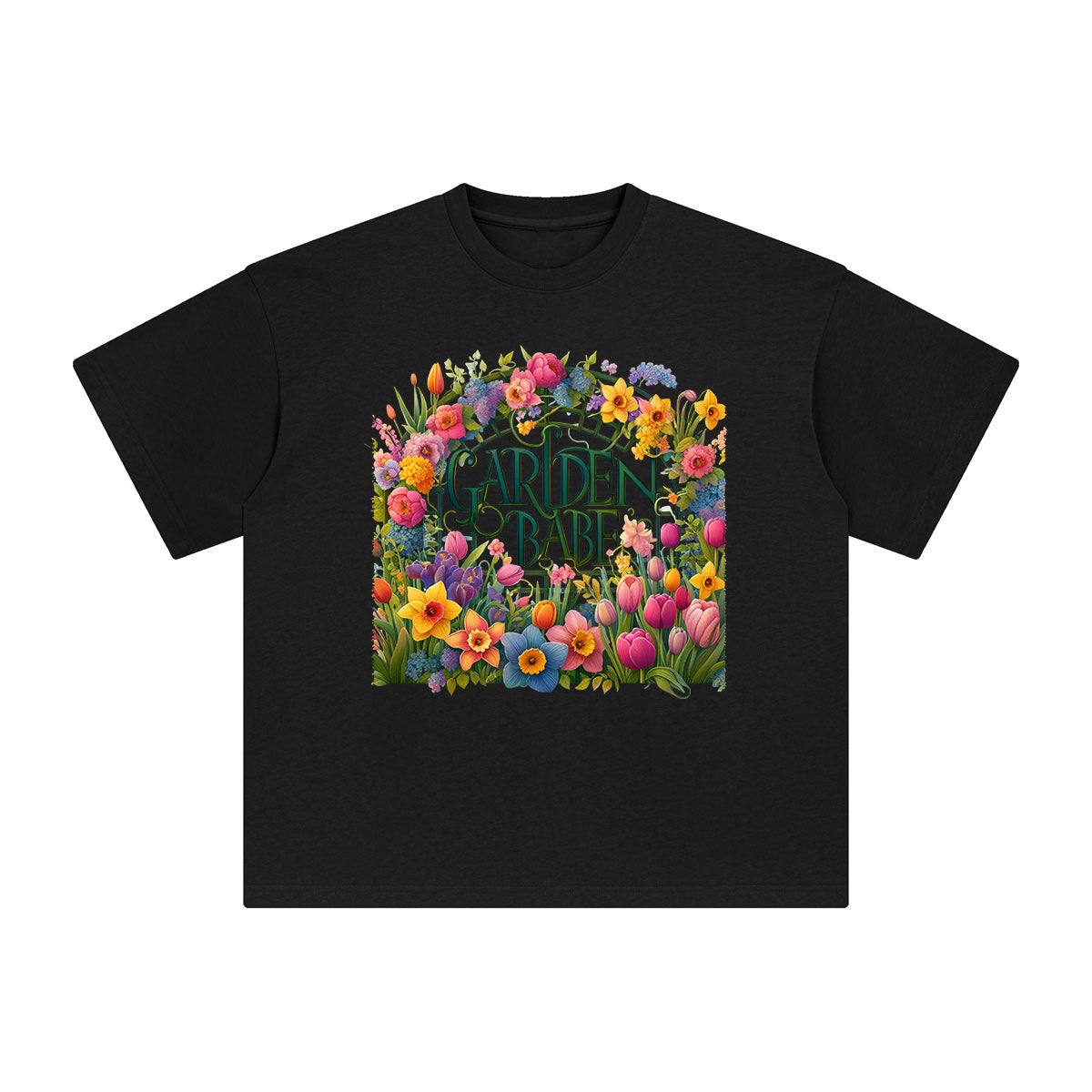 Garden Babe Graphic Tee-INNBLAC Fashion Apparel