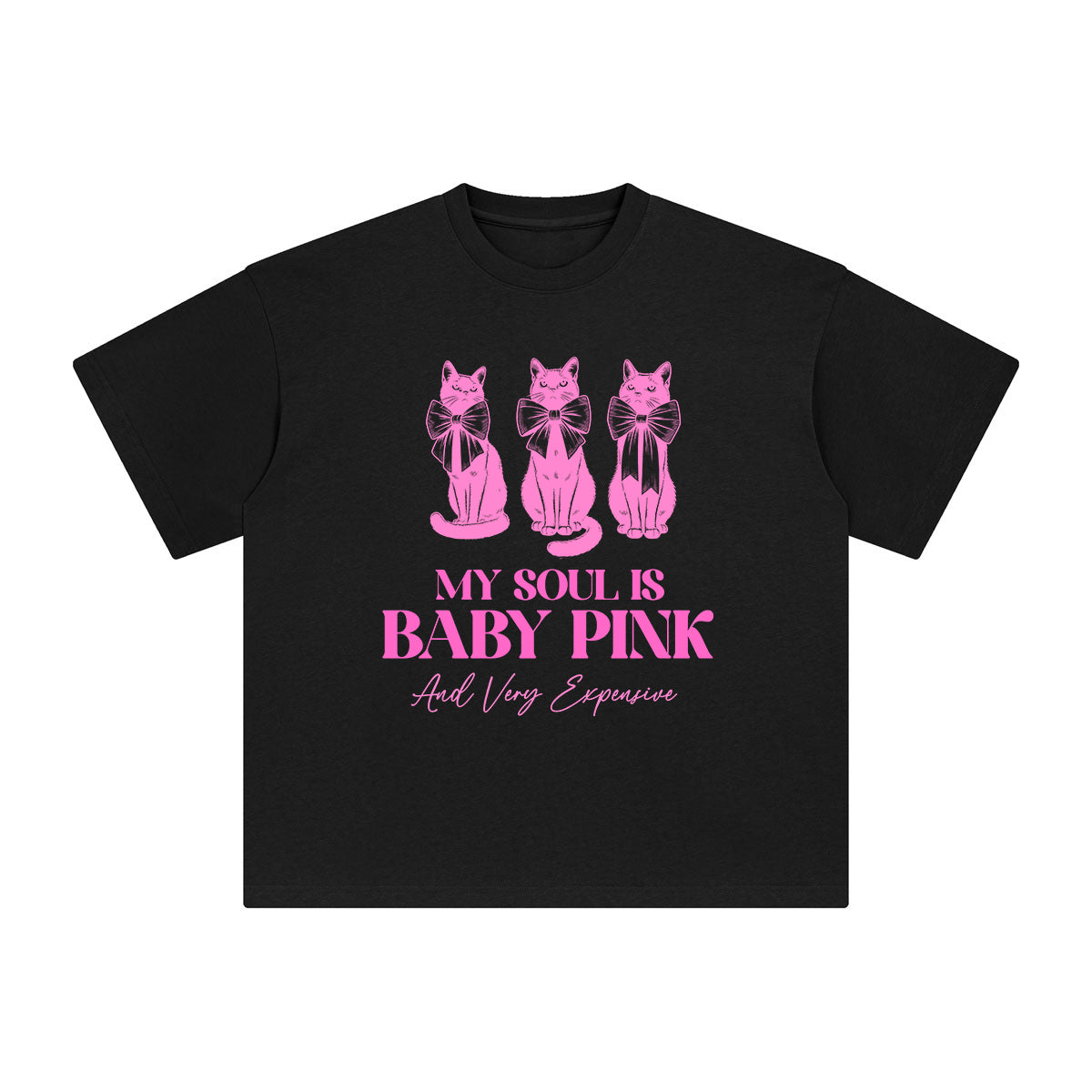 My Soul Is Baby Pink Graphic Tee-INNBLAC Fashion Apparel