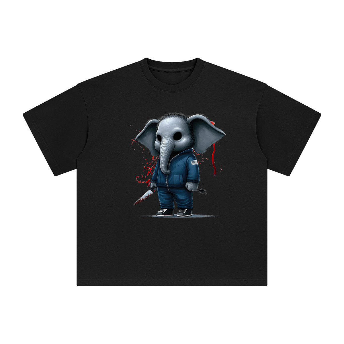 Killer Elephant Graphic Tee-INNBLAC Fashion Apparel