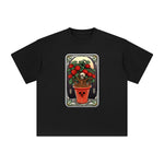Pot Tarot Card Graphic Tee-INNBLAC Fashion Apparel