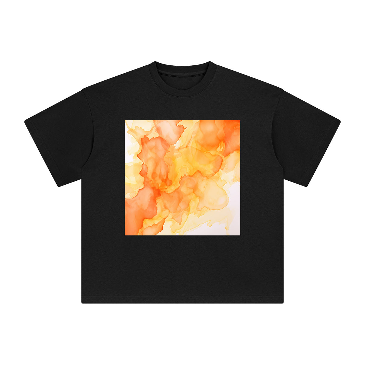 Ink Background Graphic Tee-INNBLAC Fashion Apparel
