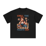 Chill The Fourth Out Graphic Tee-INNBLAC Fashion Apparel