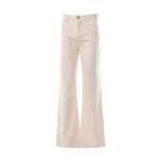 Old Money Lyocell Blend Slim Flare Trousers