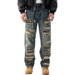 Smoke Rise Vintage Loose Fit Ripped Jeans