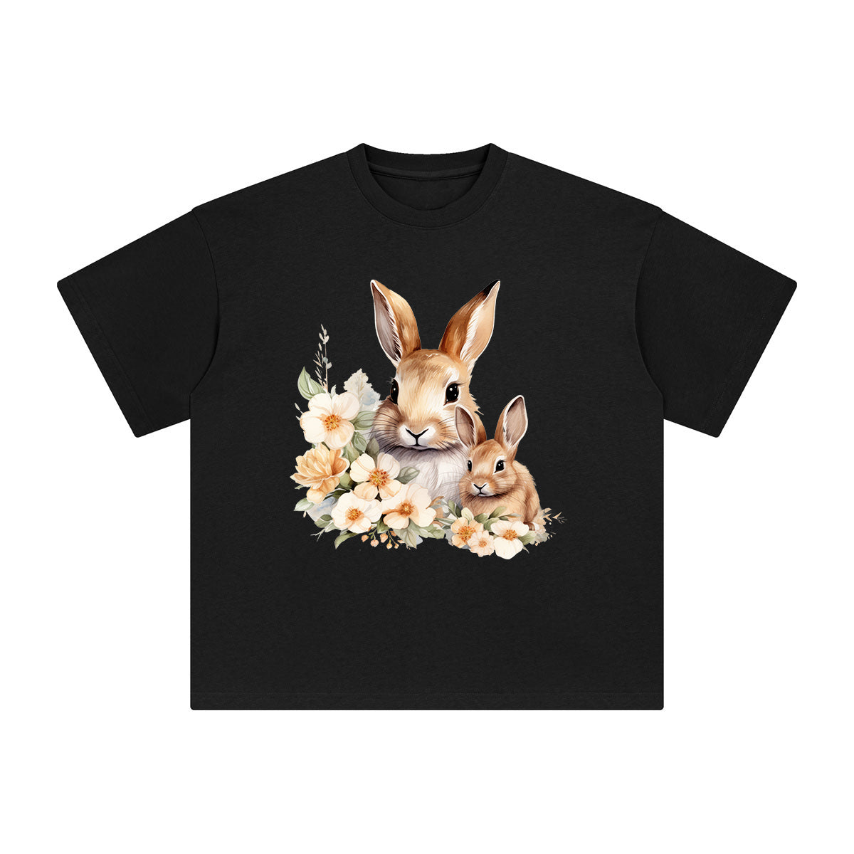 Rabit Graphic Tee-INNBLAC Fashion Apparel