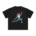 Yoga Mom Comic Graphic Tee-INNBLAC Fashion Apparel