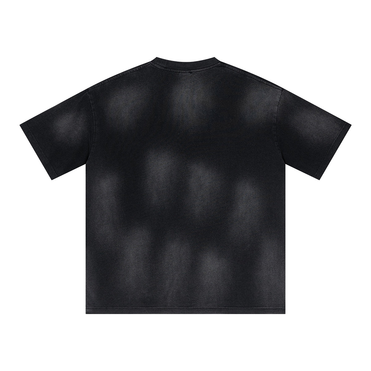 Camiseta con bolsillo desgastado y lavado ácido de 8.5 oz