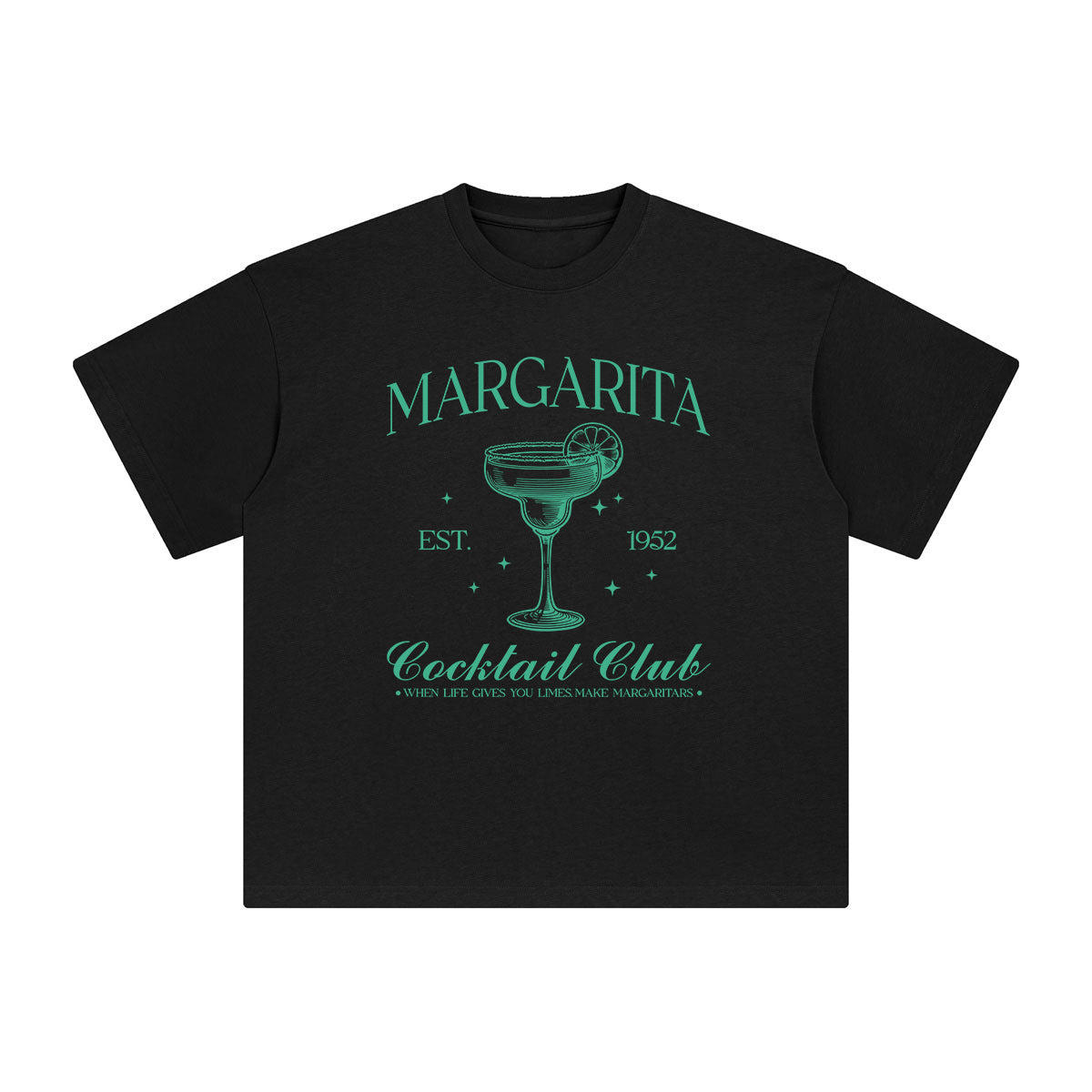 Margarita Cocktail Club Graphic Tee-INNBLAC Fashion Apparel