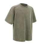 Washed Distressed Air Mamba Cotton Short Sleeve