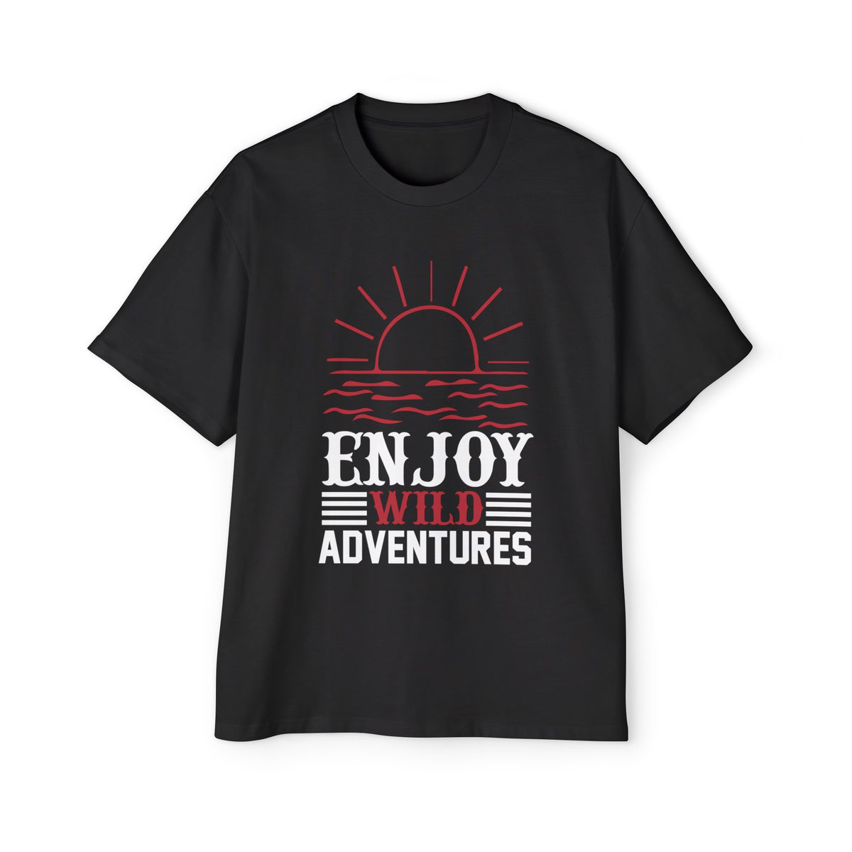 Enjoy Wild Adventure Graphic Tee-INNBLAC Fashion Apparel