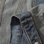 Classic Reverse Denim Trucker Jacket