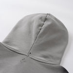 Distressed Paint Splatter Zippered Hoodie